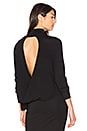 view 1 of 4 Milana Open Back Sweater in Black