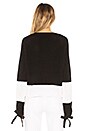 view 3 of 4 Lilah Sweater in Black & White