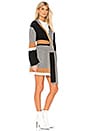 view 3 of 4 Daniela Cardigan in Heather Grey & Multi
