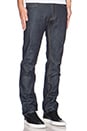 view 2 of 4 Slim Tapered Denim in Indigo Selvedge in Raw Indigo Selvedge