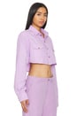 view 2 of 4 Stefy Crop Jacket in Lilac