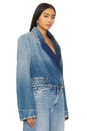view 2 of 4 Mary Crop Jacket in Blue Shades