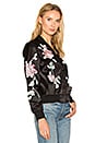 view 2 of 5 Floral Embroidered Jacket in Black