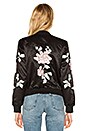 view 3 of 5 Floral Embroidered Jacket in Black