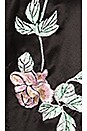 view 5 of 5 Floral Embroidered Jacket in Black