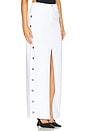 view 2 of 4 Elizabella Long Skirt in Blanc With Studs