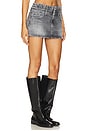view 2 of 6 CELINE 데님 미니 스커트 in Ultimate Grey