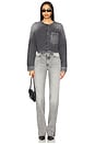 view 4 of 4 Gabrielle Top in Ultimate Grey