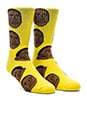 view 2 of 3 Ice Cream & Lambo Socks in Yellow & Teal