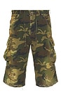 view 1 of 5 Bermuda Camo Shorts in Washed Camouflage