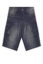 view 5 of 5 반바지 in Indaco Denim
