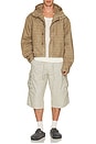 view 4 of 6 Camo Bermudas in White & Blue