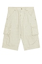 view 5 of 6 Camo Bermudas in White & Blue