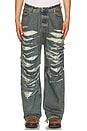 view 4 of 7 Big Daddy Denim Jeans in Blue & Brown Sugar