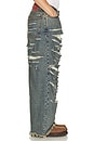 view 5 of 7 Big Daddy Denim Jeans in Blue & Brown Sugar