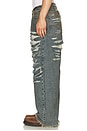 view 6 of 7 Big Daddy Denim Jeans in Blue & Brown Sugar