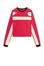 view 1 of 4 Soccer Knit Sweater in Red & Vintage Dying