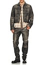 view 4 of 4 Leather Trucker Jacket in Black