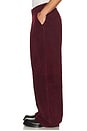 view 2 of 6 Daddy Corduroy Leather Trouser in Pigeon Blood