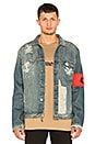 view 2 of 7 Distressed Denim Jacket in Indigo