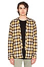 view 1 of 5 Flannel Throwover Shirt in Yellow Plaid