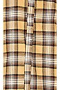 view 5 of 5 Flannel Throwover Shirt in Yellow Plaid