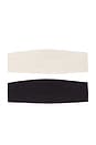view 1 of 2 The Contour Headband in Black & Cream