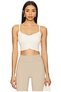 view 1 of 4 The Scrunch Sports Bra in Créme