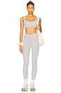 view 4 of 4 The Micro Sports Bra in Heather Grey
