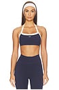 view 1 of 4 BRASSIÈRE DE SPORT THE HALTER in Navy & Cream