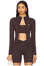 view 1 of 5 The Curve Jacket in Espresso