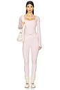 view 5 of 6 PANTALON ESSENTIAL in Powder Pink