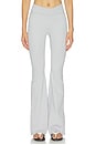 view 1 of 6 LEGGINGS FLARE THE V in Heather Grey