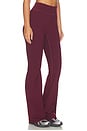 view 2 of 6 The Leisure Pant in Black Cherry