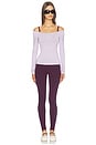 view 6 of 6 The Essentials Legging in Plum