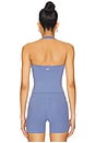 view 3 of 4 The Halter Tank Top in French Blue