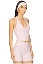 view 2 of 4 The Halter Tank Top in Powder Pink