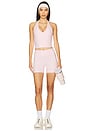 view 4 of 4 The Halter Tank Top in Powder Pink