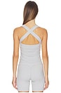 view 3 of 5 Sculpt Tank Top in Heather Grey