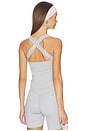 view 4 of 5 Sculpt Tank Top in Heather Grey