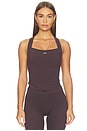 view 1 of 4 DÉBARDEUR THE SCULPT TANK TOP in Espresso
