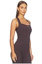 view 2 of 4 DÉBARDEUR THE SCULPT TANK TOP in Espresso