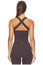 view 4 of 4 DÉBARDEUR THE SCULPT TANK TOP in Espresso