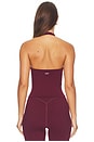 view 4 of 4 TOP DOS-NU THE HALTER TANK TOP in Black Cherry