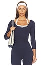 view 1 of 4 TOP DRAPÉ THE BALLET in Navy