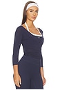view 2 of 4 TOP DRAPÉ THE BALLET in Navy