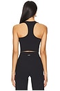 view 3 of 5 The V Tank Top in Black