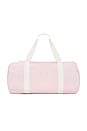 view 1 of 4 The Duffle Bag in Powder Pink & White