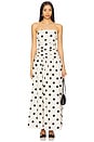 view 1 of 3 Brona Linen Maxi Dress in Polka Dot