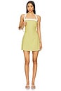 view 1 of 3 MINIVESTIDO DE LINHO BETTY in Green